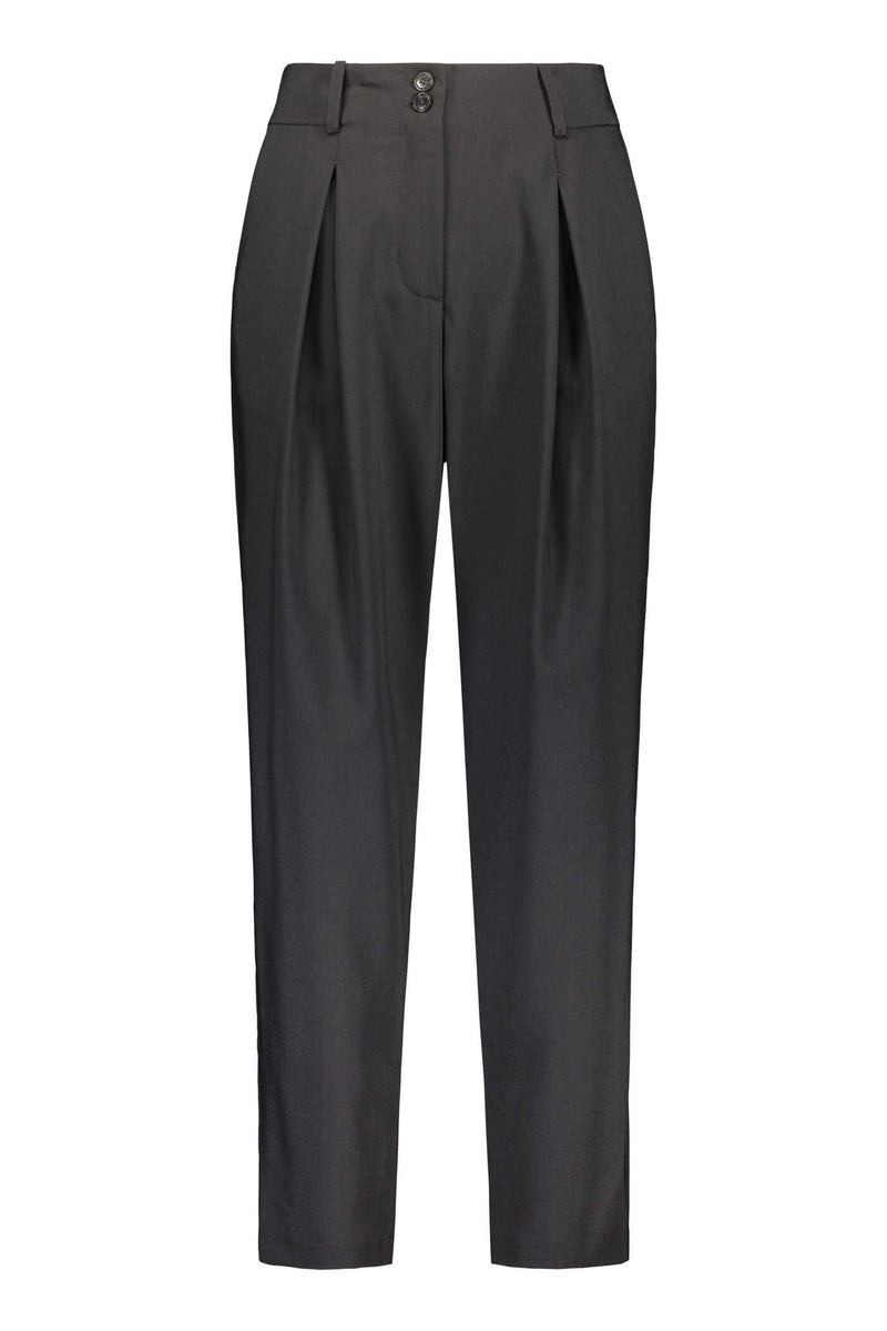 CARLY Pleat Trousers blackest front