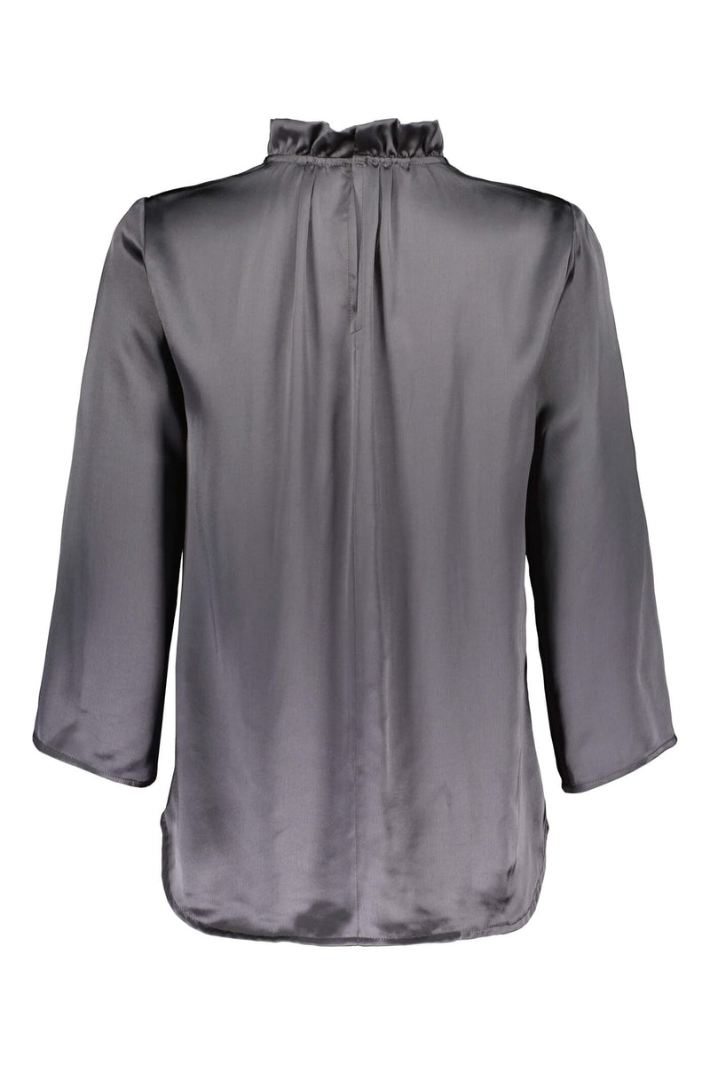 DARLYN Ruched Neck Blouse graphite-grey  back
