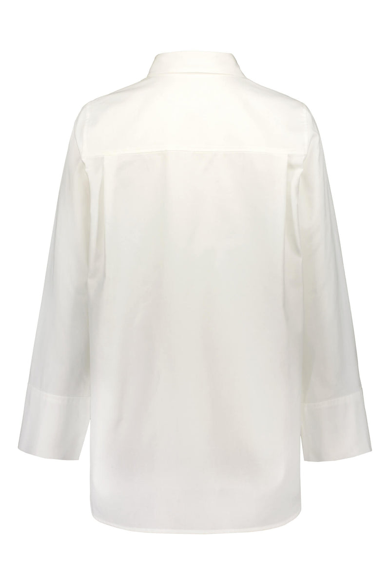 KAROLINA Cotton Shirt white back