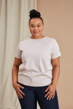 KATRINA Organic Cotton T-Shirt grey L