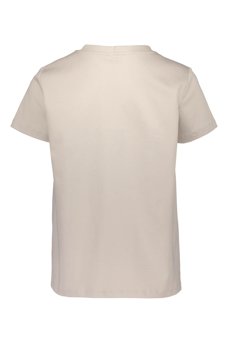 KATRINA Organic Cotton T-Shirt pearl grey back
