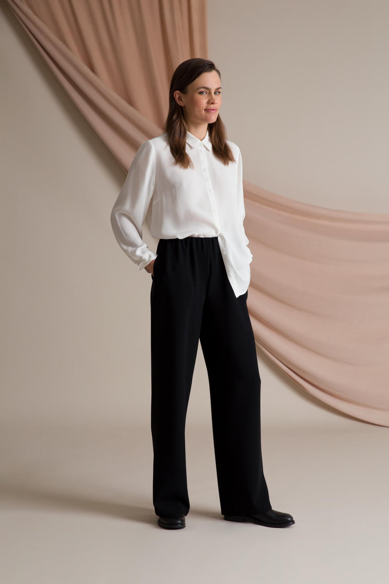 Keira loose fit trousers black