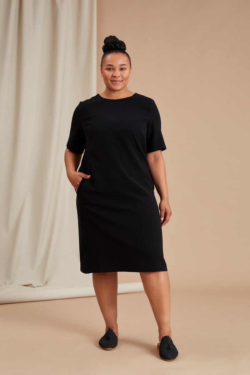 KENNEDY Loose Fit Dress black size 44
