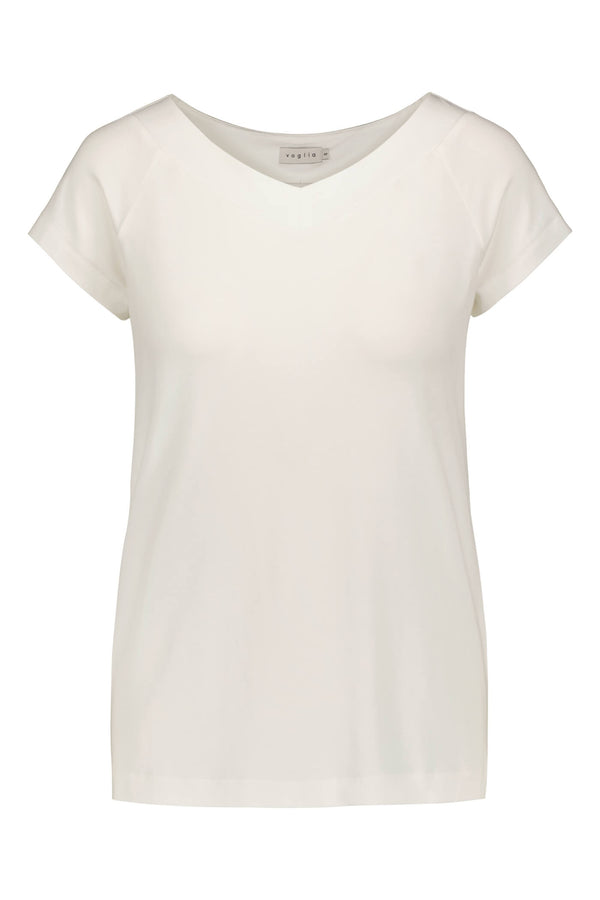 VEERA Viscose T-Shirt soft white front