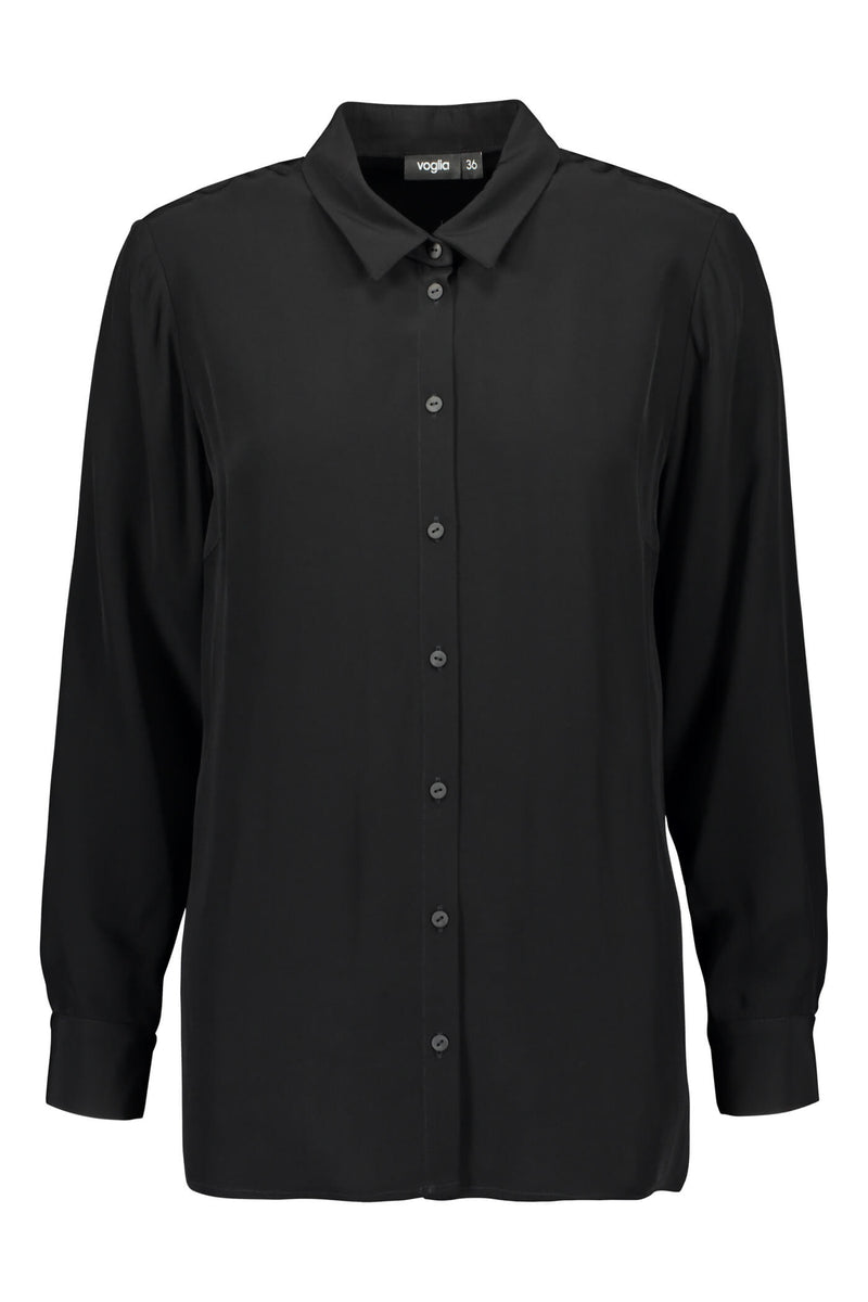Voglia Finland Kristina classic shirt black front