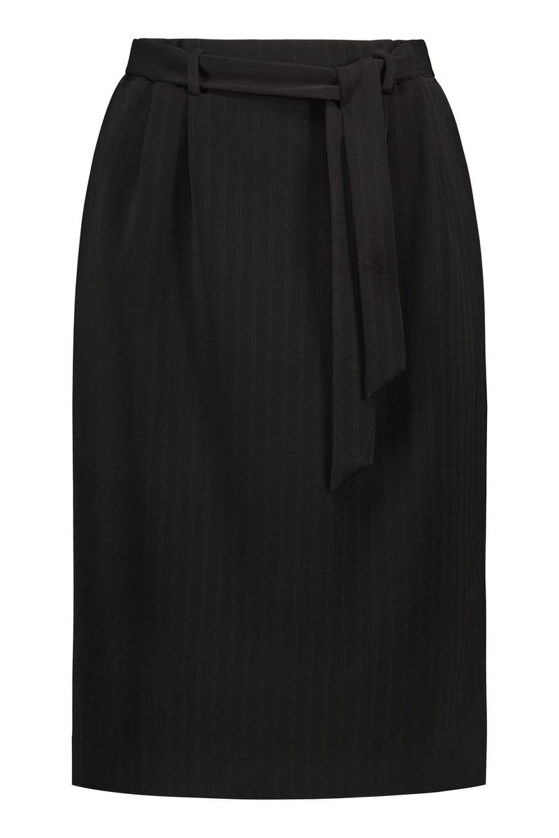 grecia paperbag skirt black black front