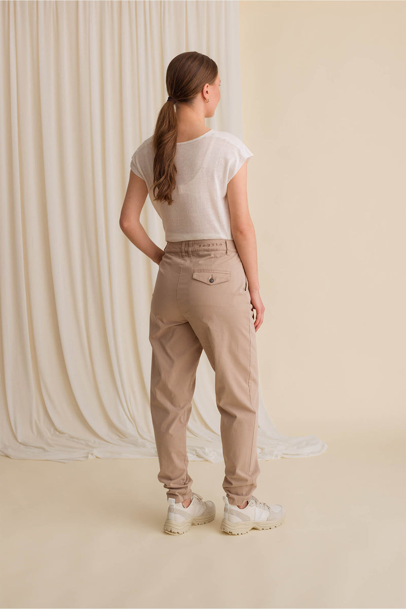 henrika cotton pants oak behind