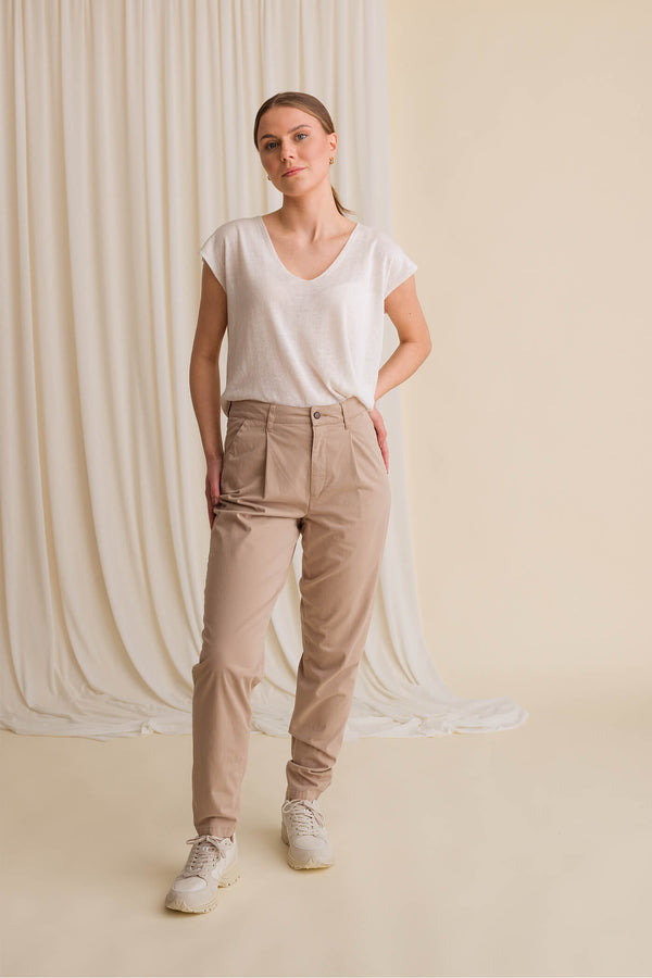 henrika cotton pants oak