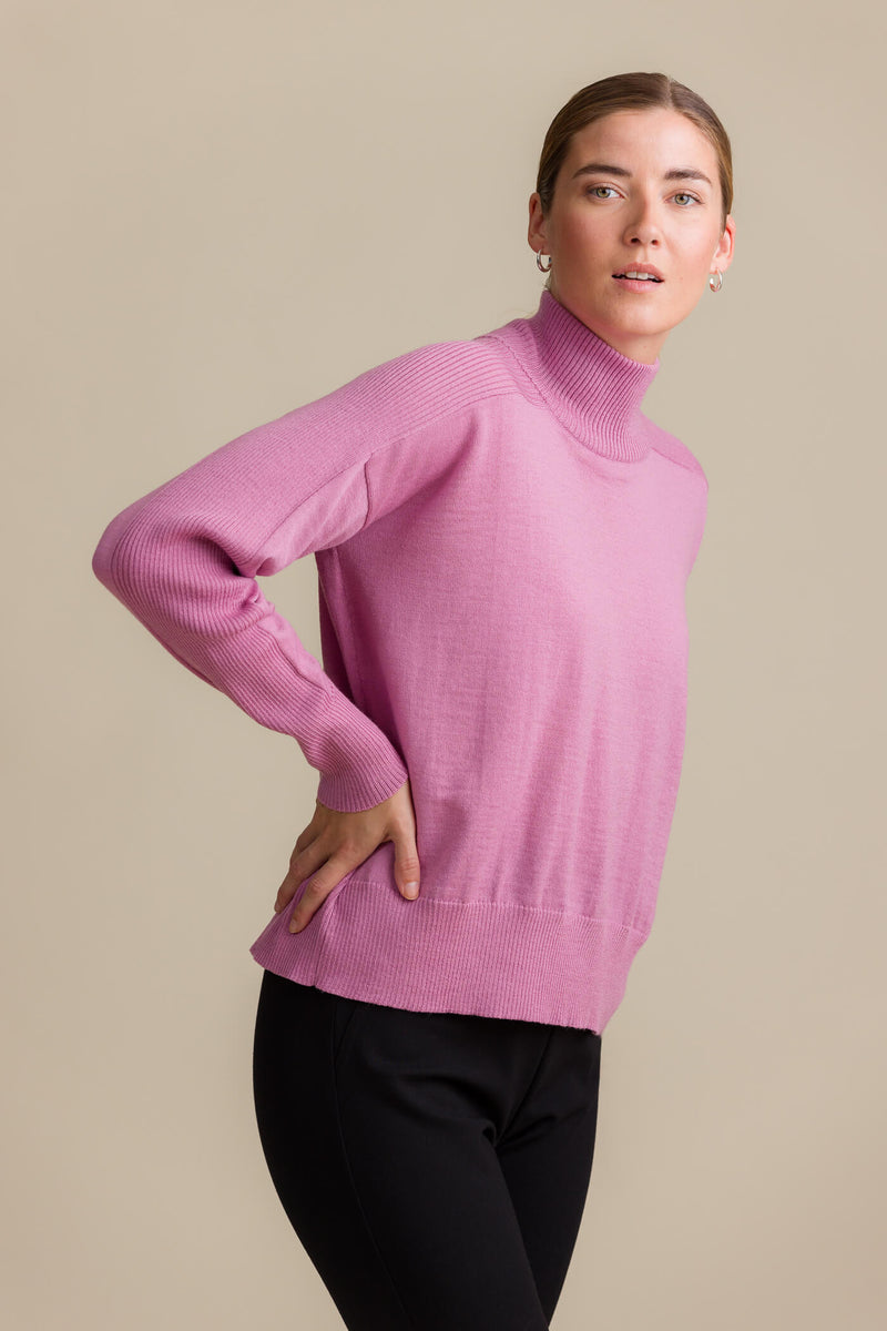 ina jumper old rose side