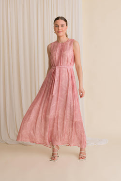 josephine dress misty rose