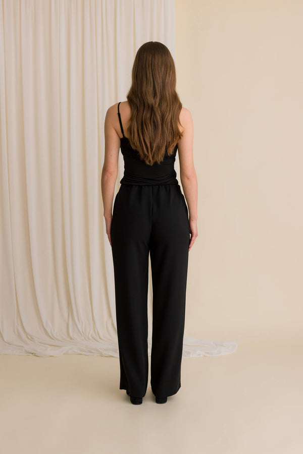 keira loose fit trousers black 36 behind