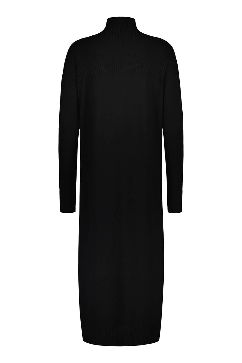 maribel knit dress blackest back