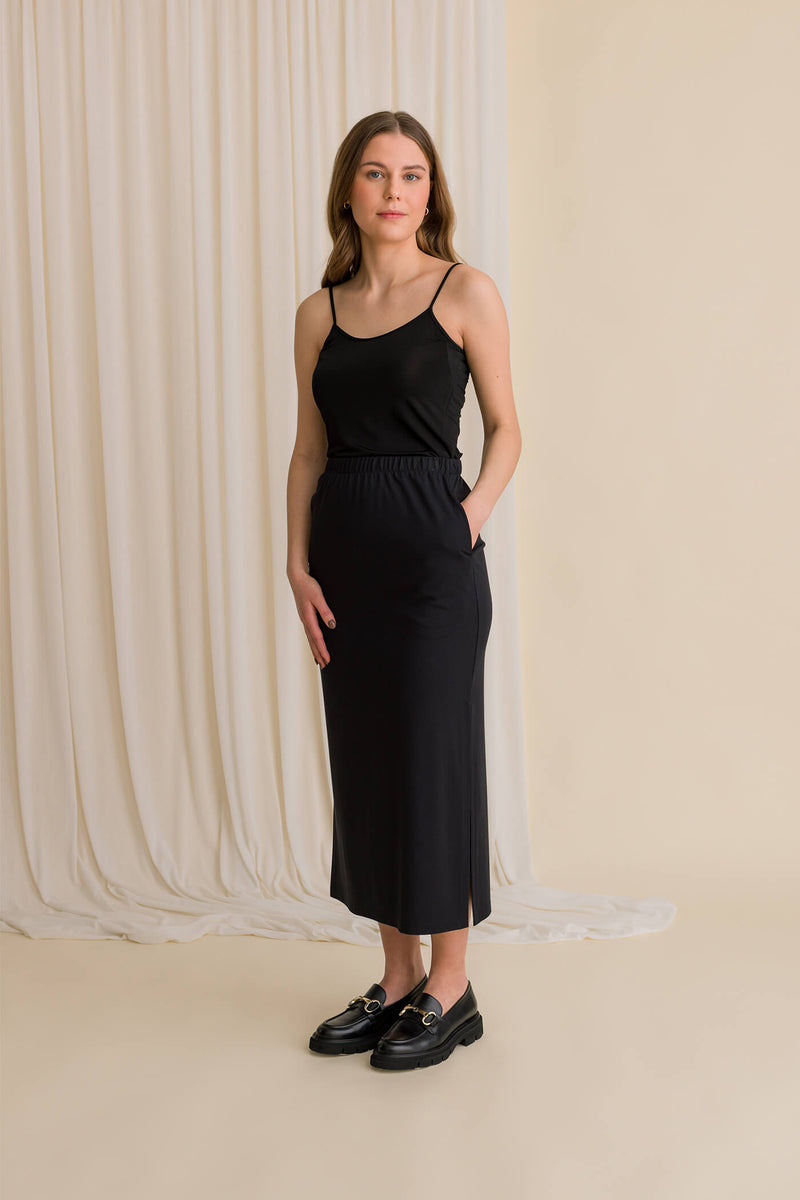 rosabel punto skirt blackest side