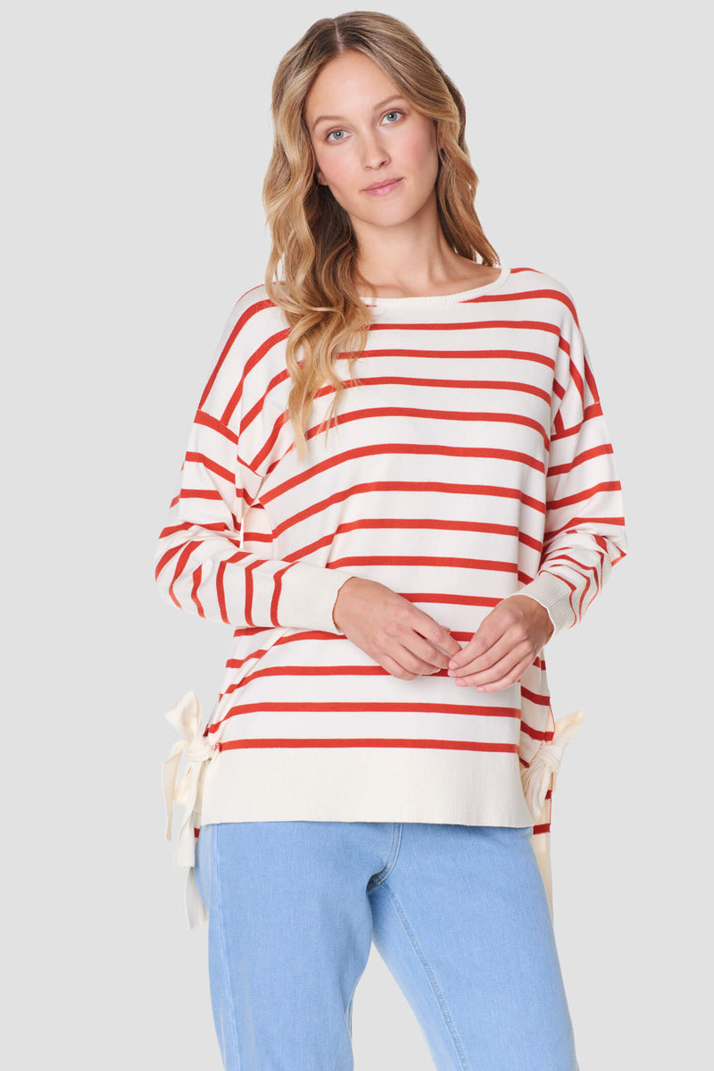 Voglia women's striped sweater loose fit