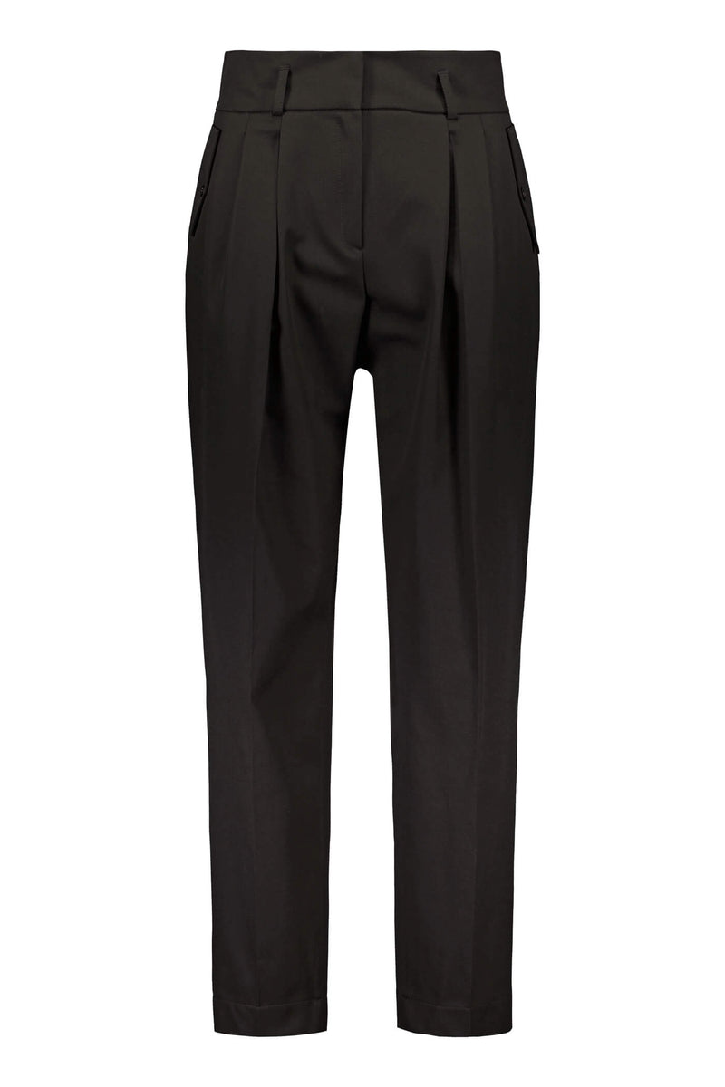 BALI Relaxed Cotton Trousers blackest front