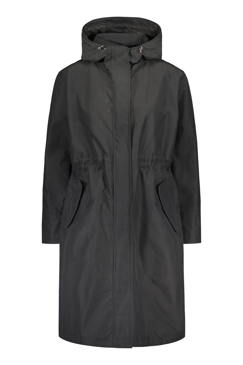 CAMERON Lightly Padded Parka dark grey front