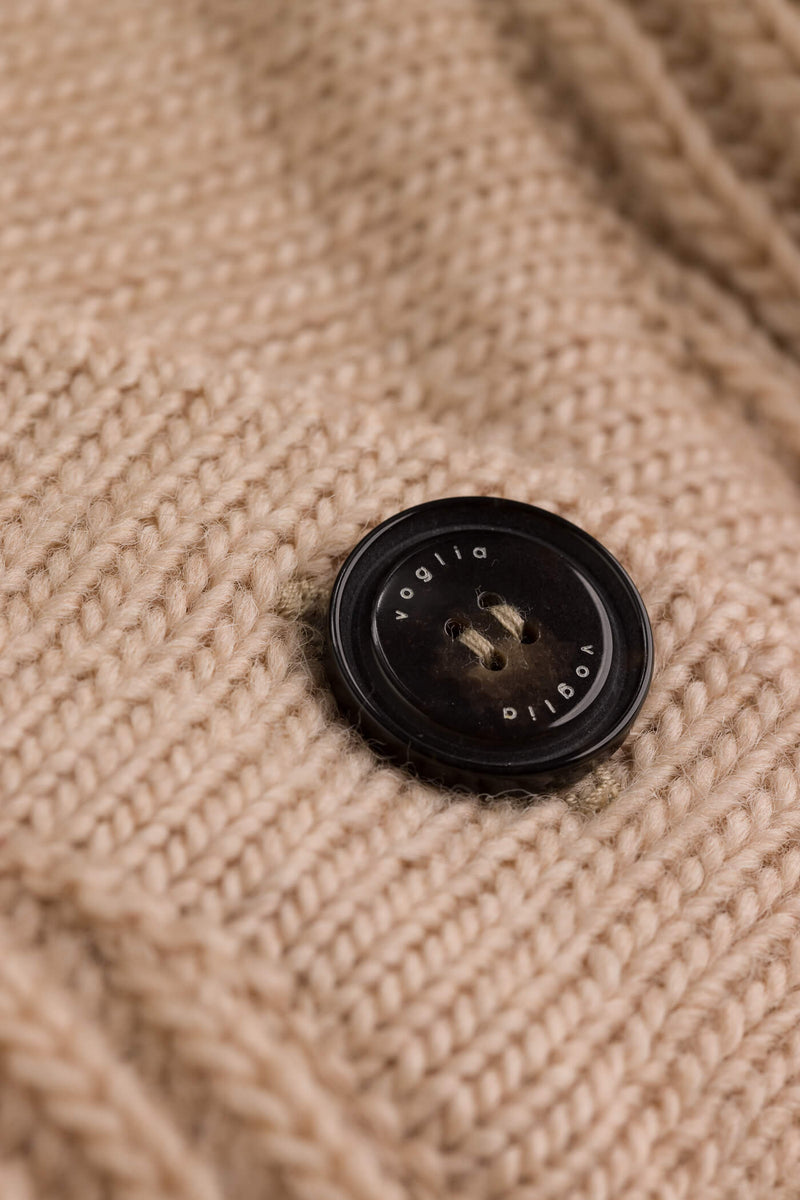 CAMILLA Wool Cardigan material photo