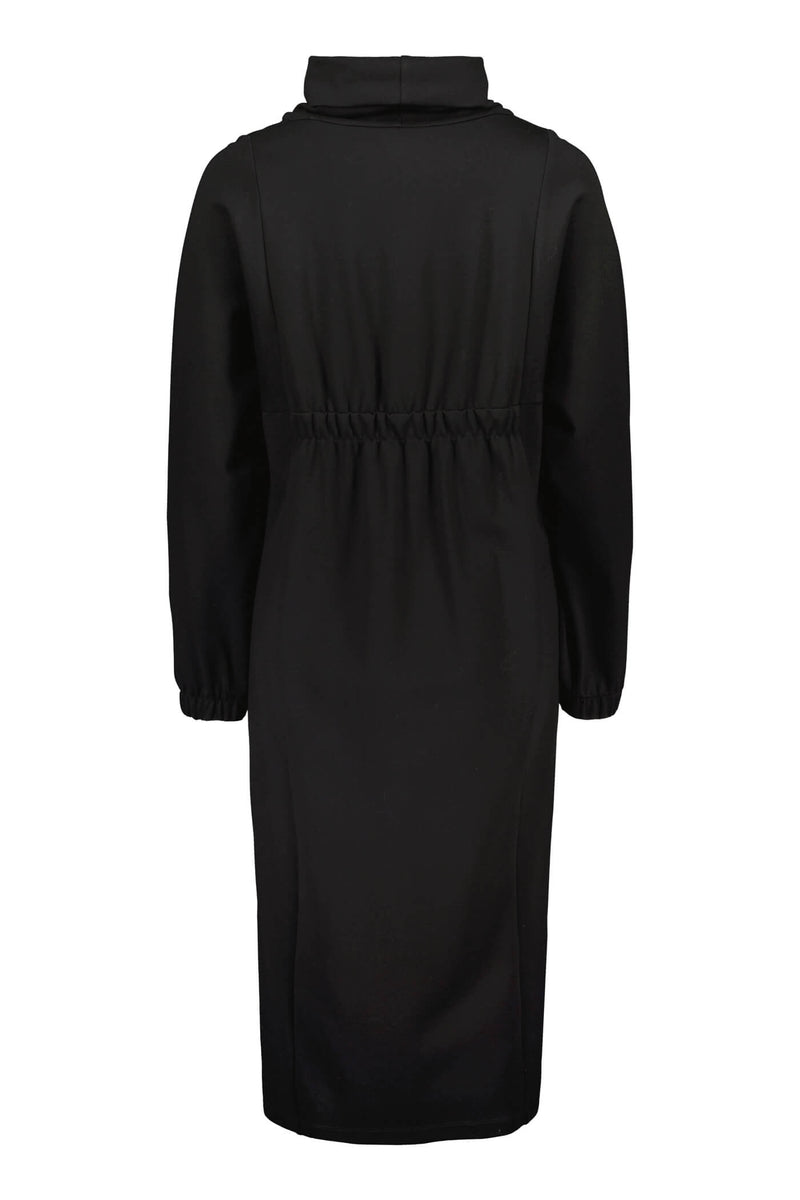 CECILY High Neck Dress blackest back
