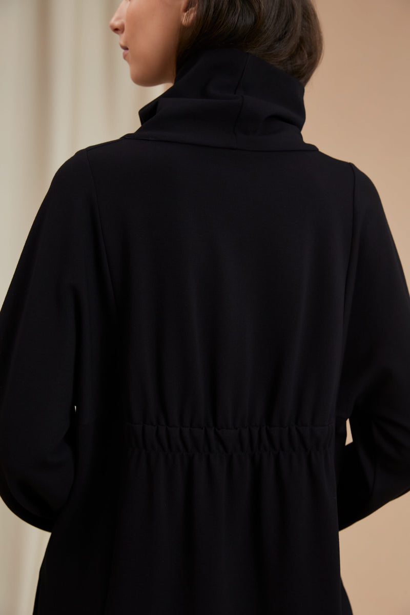 CECILY High Neck Dress blackest close