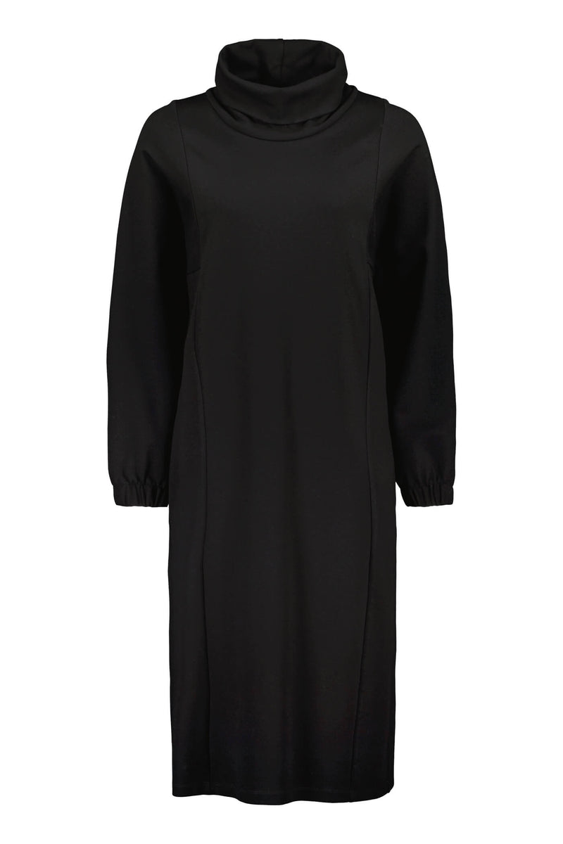 CECILY High Neck Dress blackest front