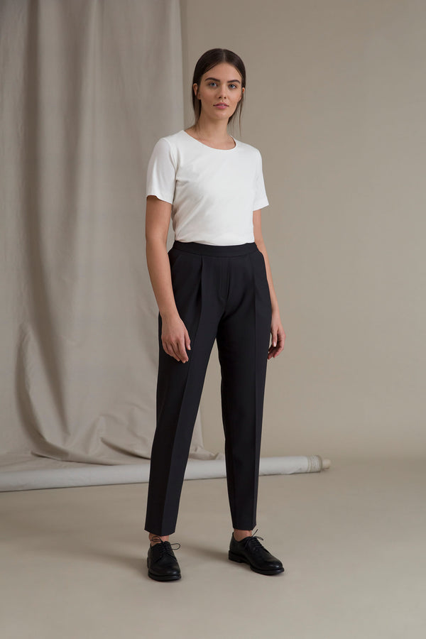 CINDY High Waist Trousers blackest