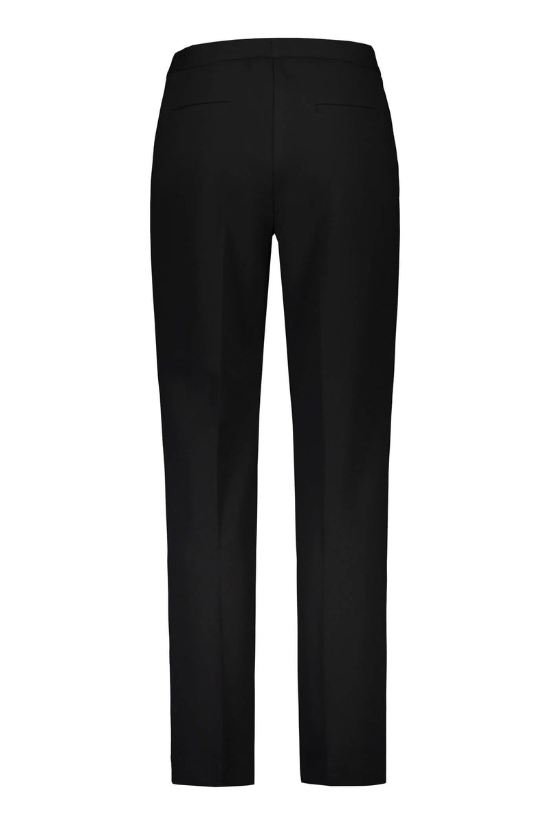 CINDY High Waist Trousers jersey black back