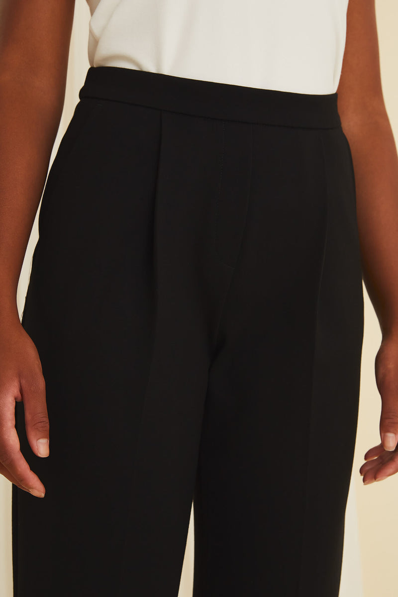 CINDY High Waist Trousers black close