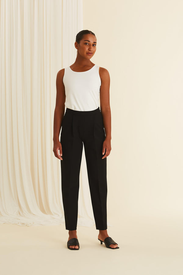 CINDY High Waist Trousers black