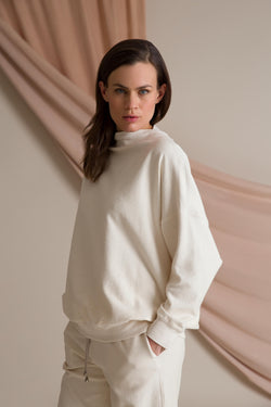 DANA Organic Cotton Sweater soft white