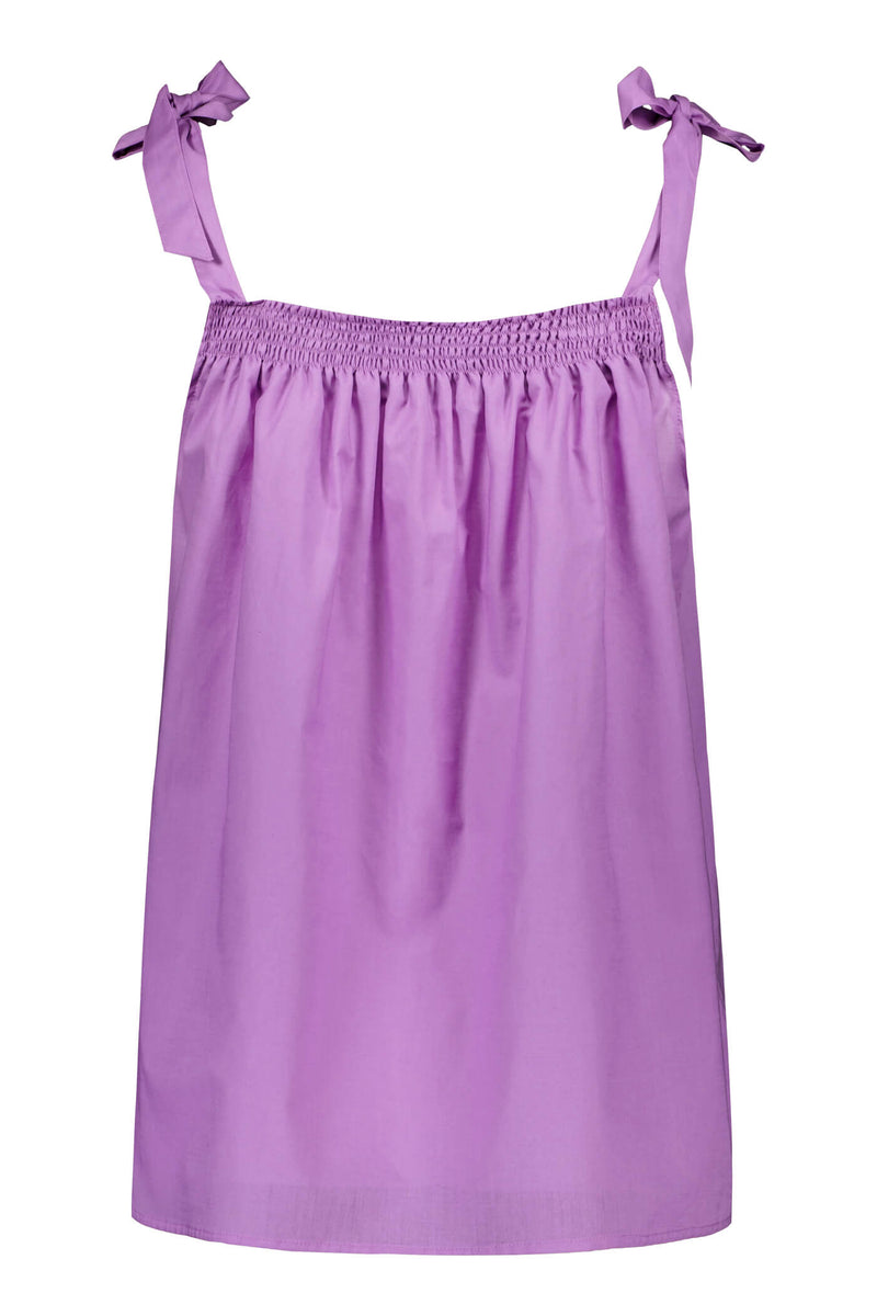 DONNA Bow Top mellow mauve back