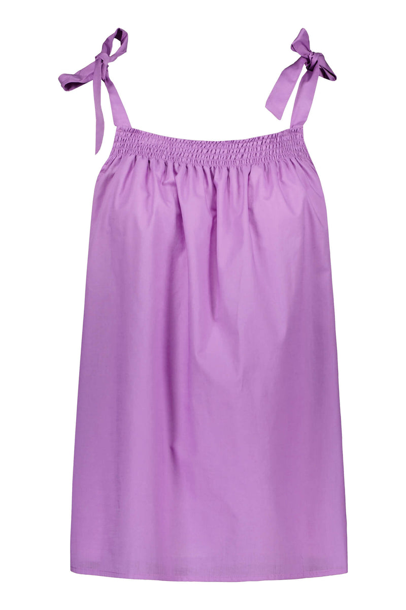 DONNA Bow Top mellow mauve front