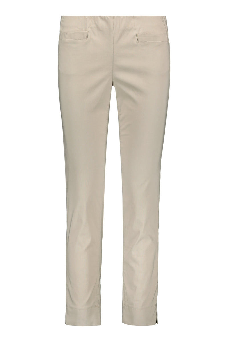 ELZA Stretchy Slacks beige front