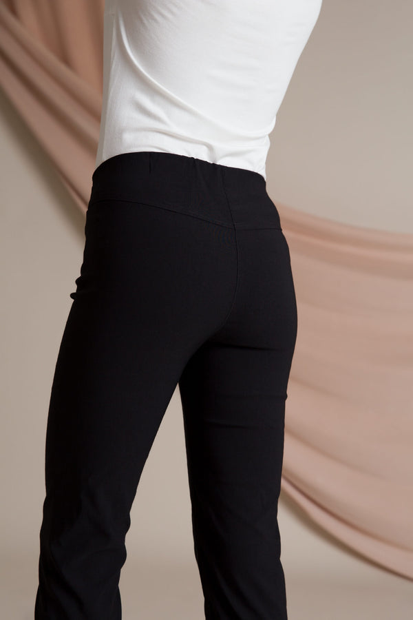 ELZA Stretchy Slacks black behind