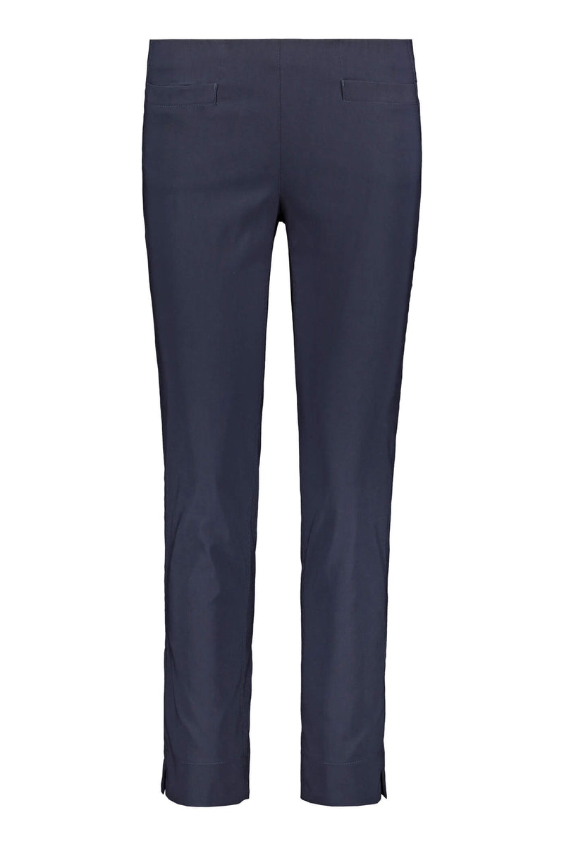 ELZA Stretchy Slacks blue front