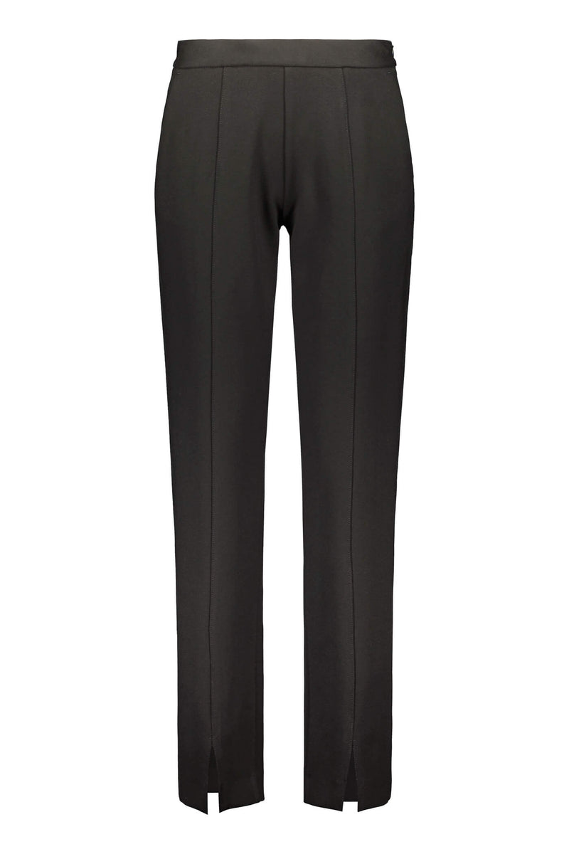 EMILIA Knit Trousers blackest front
