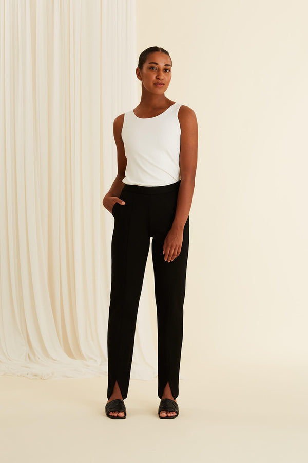 EMILIA Knit Trousers blackest