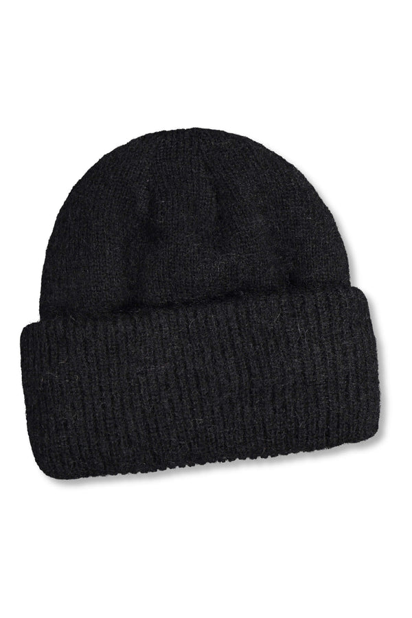 Emmi mohair rib beanie black