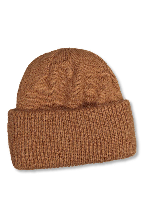 Emmi mohair rib beanie chestnut