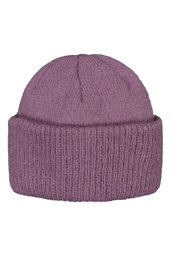 EMMI Mohair Rib Beanie mellow malva front