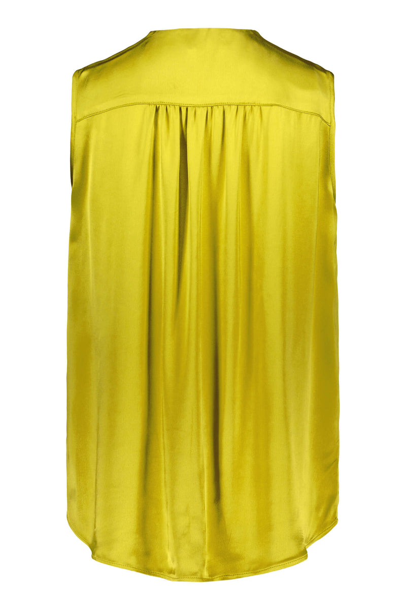 GENEVIE Sleeveless Top pistachio back