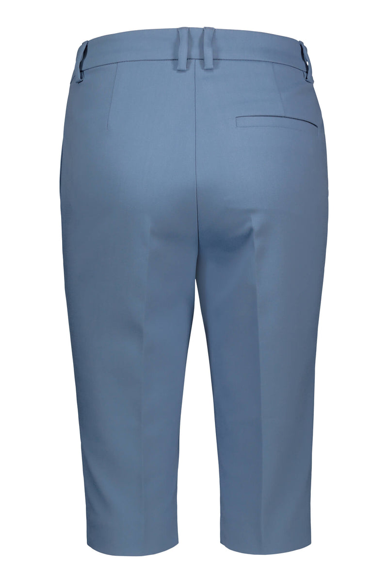 HANNA Press Shorts dusty blue back