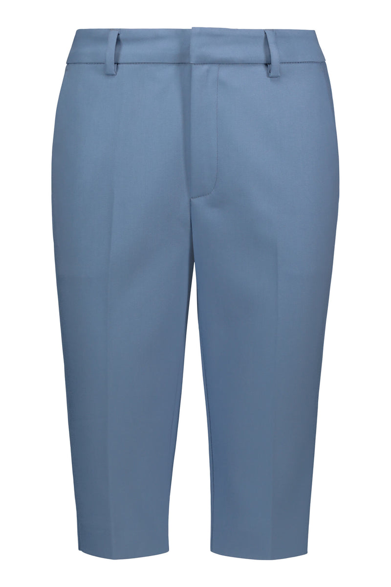 HANNA Press Shorts dusty blue front