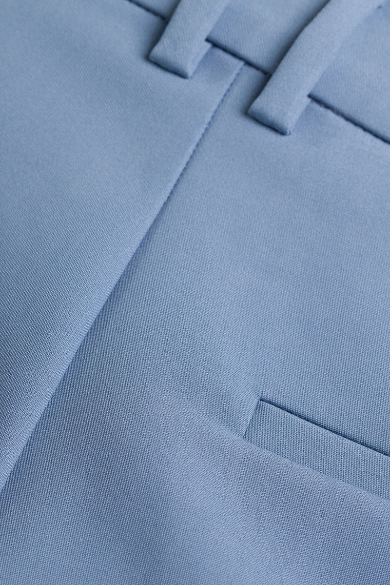 HARPER Press Trousers dusty blue material