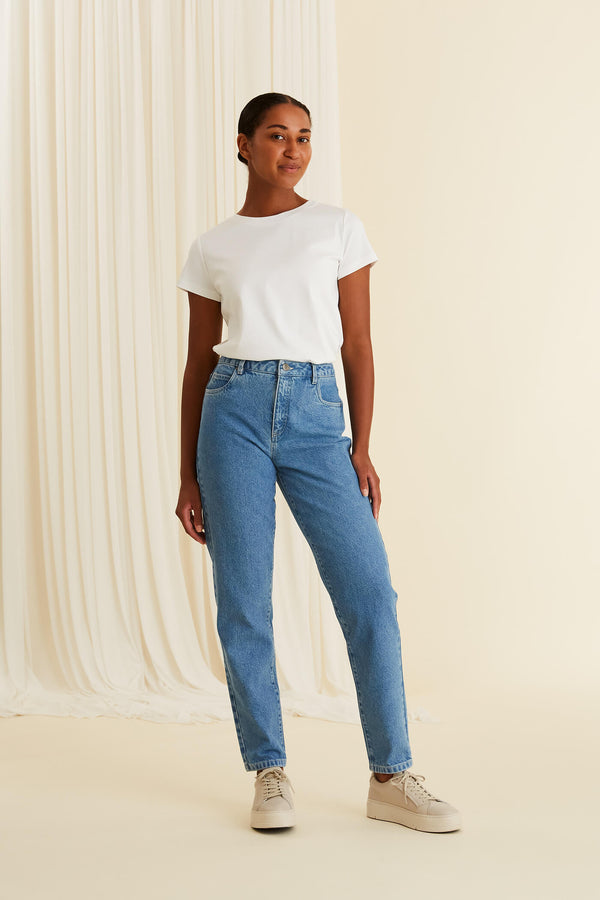 HOLLY Five-Pocket Jeans blue denim