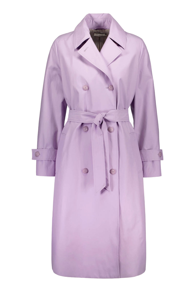 ISLA Cotton Trench lavender front