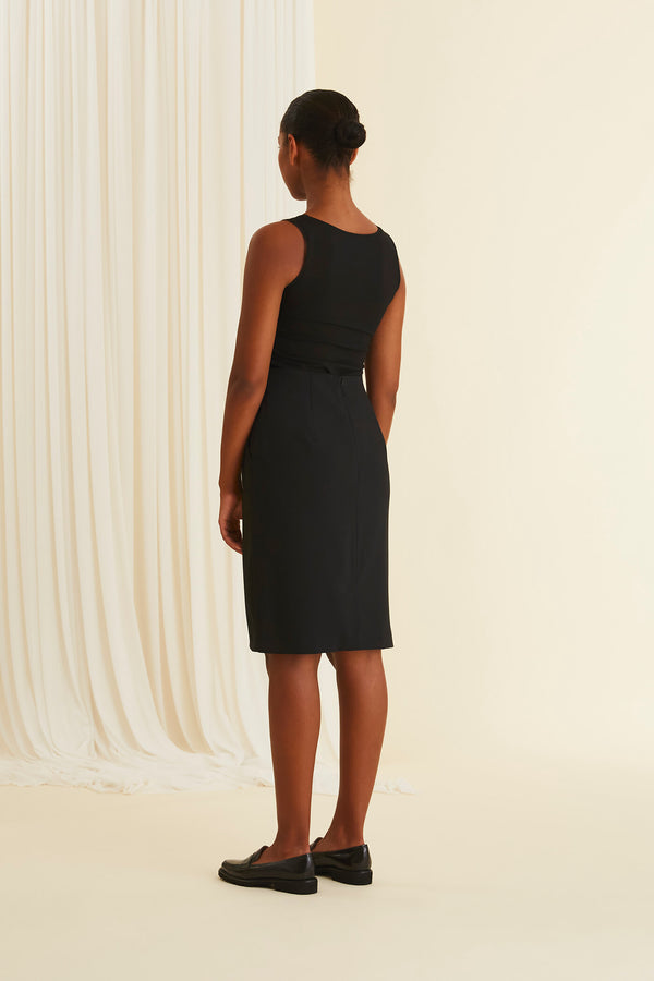 KAMREN Pencil Skirt blackest behind