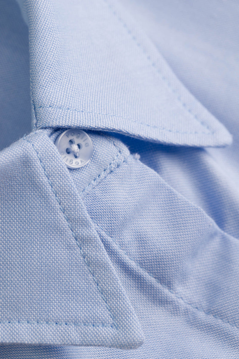 KAROLINA Cotton Shirt light blue material