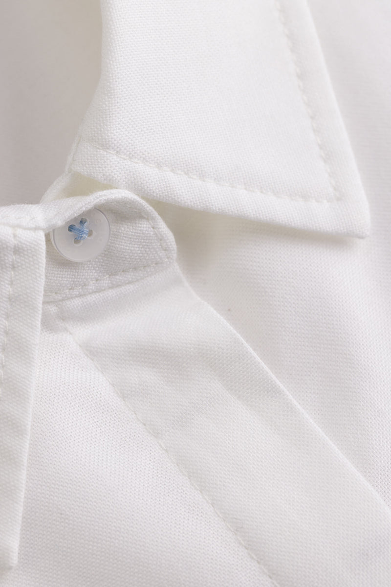 KAROLINA Cotton Shirt white material photo