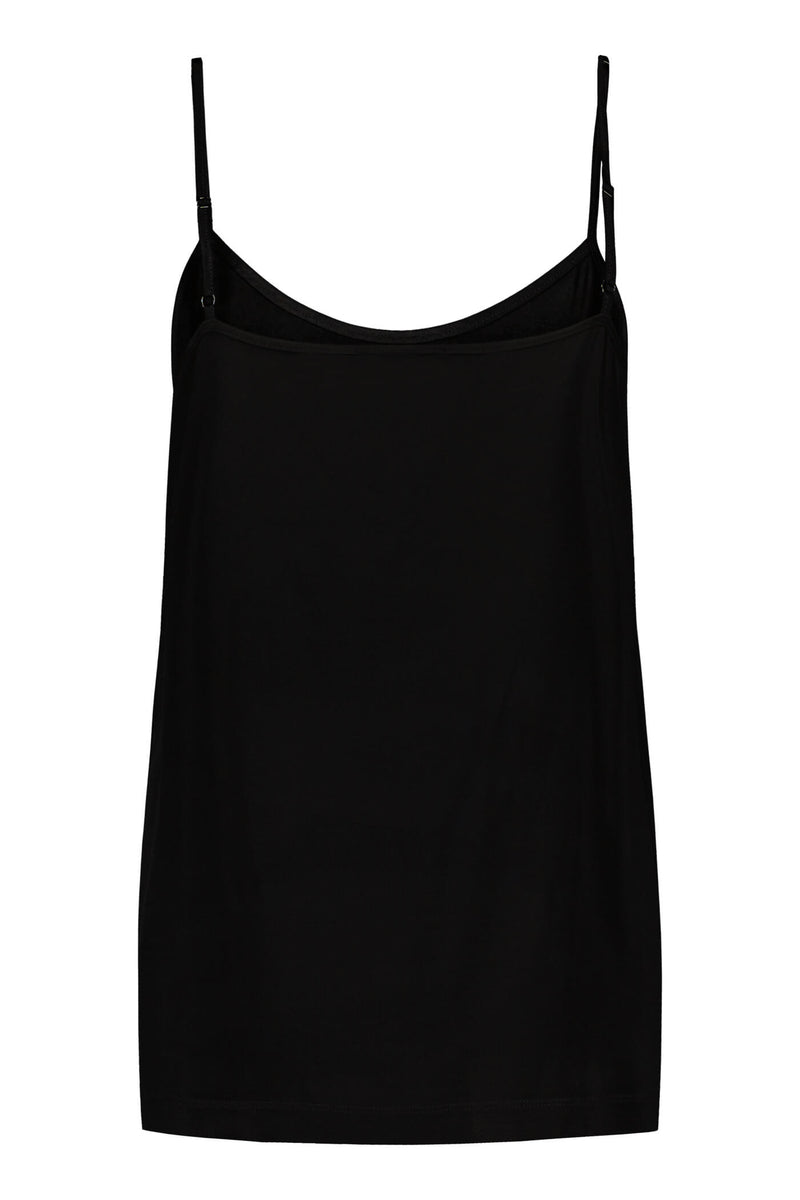 KATHY Spaghetti Strap Singlet blackest back