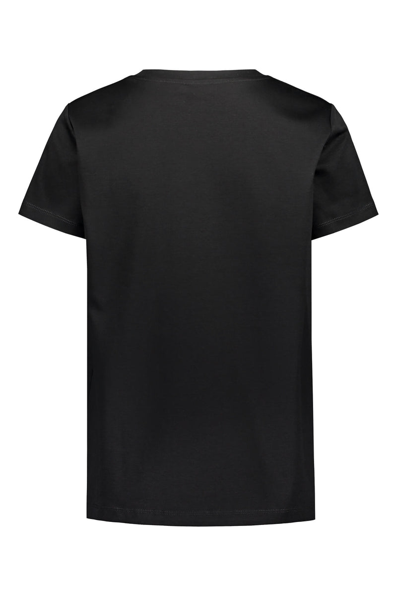 KATRINA Organic Cotton T-Shirt blackest back